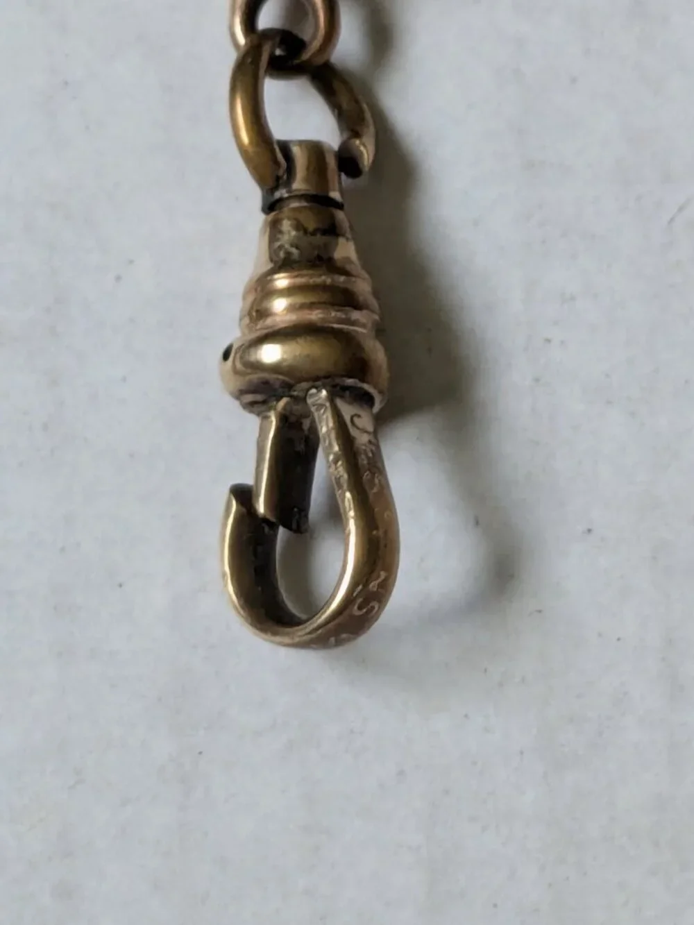 Antique J F.S Gold Filled Watch Chain Fob
